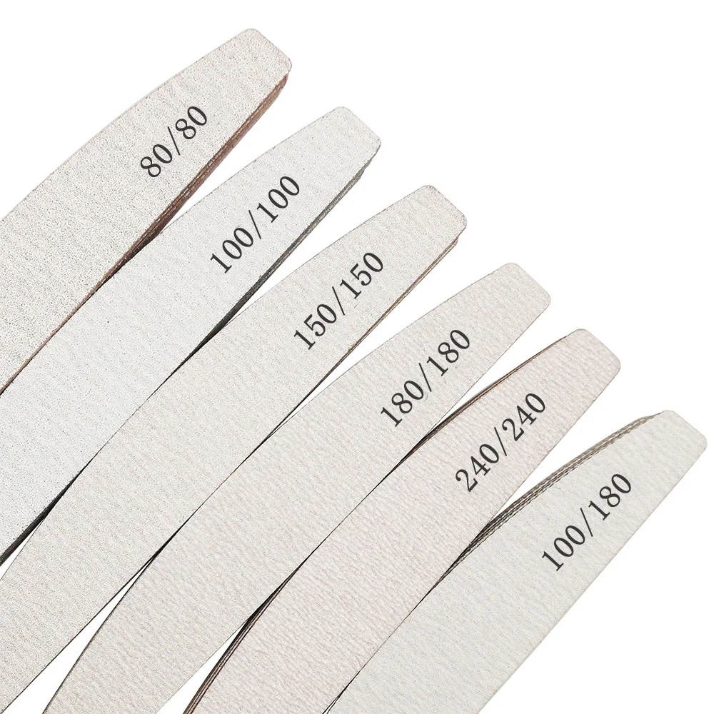 

5pcs Nail File Professional Double Sided Nail Files Emery Board Reusable Manicure Pedicure Tool Nail Buffering Files