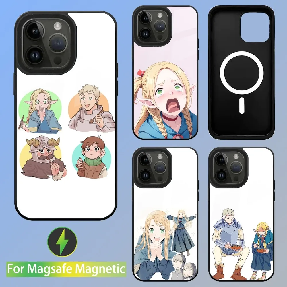 D-Delicious In D-Dungeon Marcille Phone Case For iPhone 15,14,13,12,11,Plus,Pro,Max Mini Magsafe Magnetic Wireless Charging