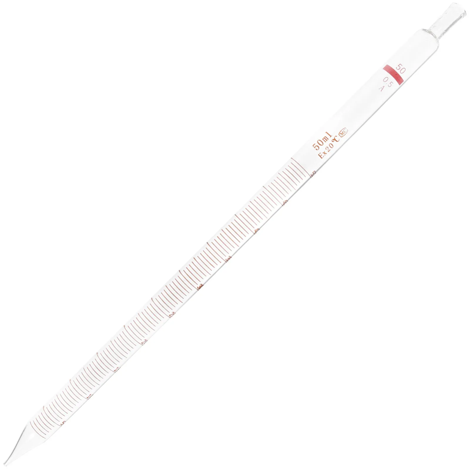 Pipette graduée en verre avec échelles de mesure, résistante à la chaleur, réutilisable, écologique, pour laboratoire, expériences et boissons chaudes