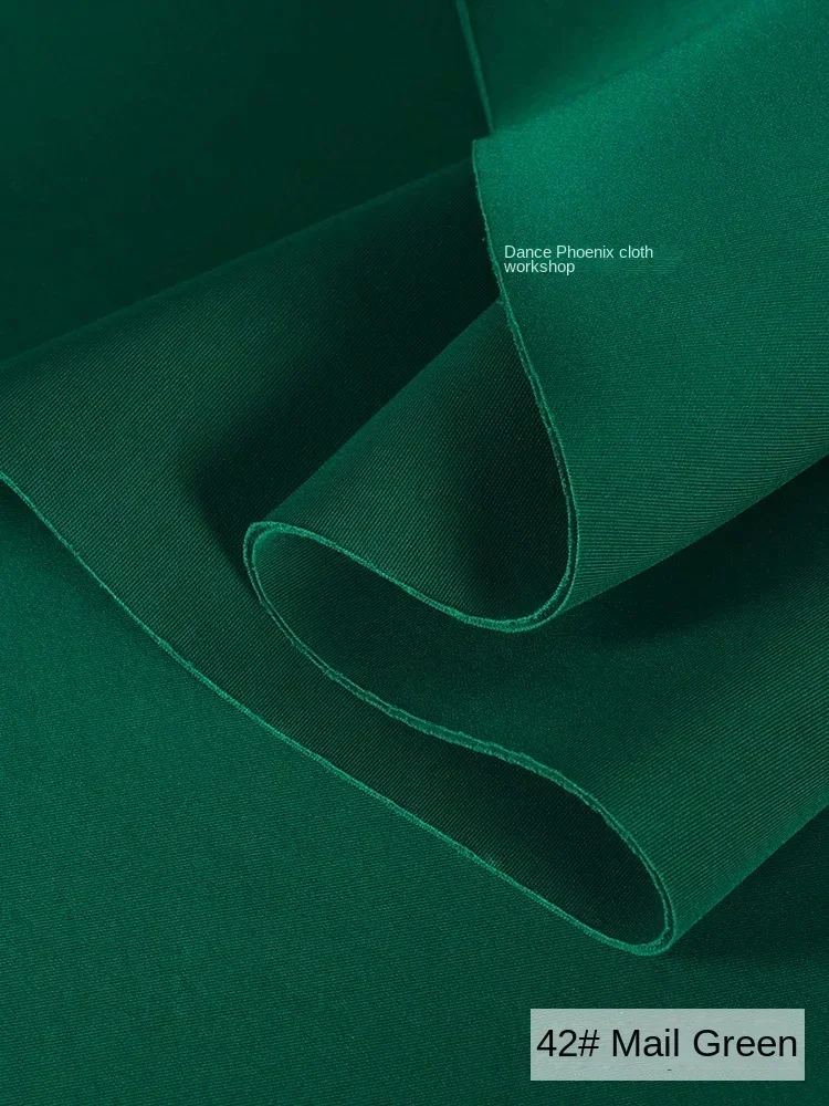 Space Cotton Fabric Green Thickened Knitted Elastic Clothing Design Cloth Diy Apparel Sewing Meters Material