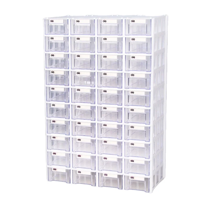 

40 grid combination type plastic component box drawer type small parts and accessories classified storage