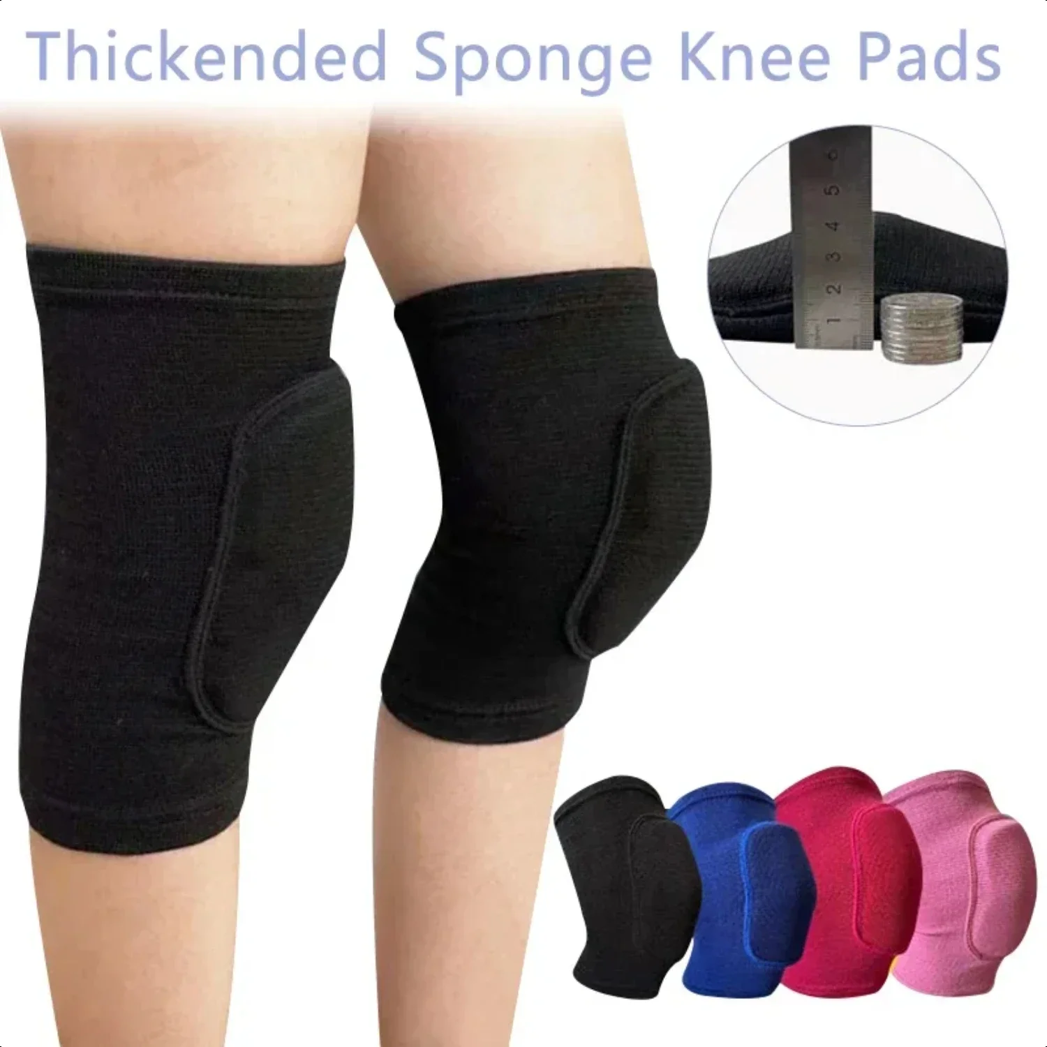 High-Quality, Durable, and Comfortable Thicken Elastic Sponge Knee Brace Support for Gym, Yoga, Workout, Training, and Sports -