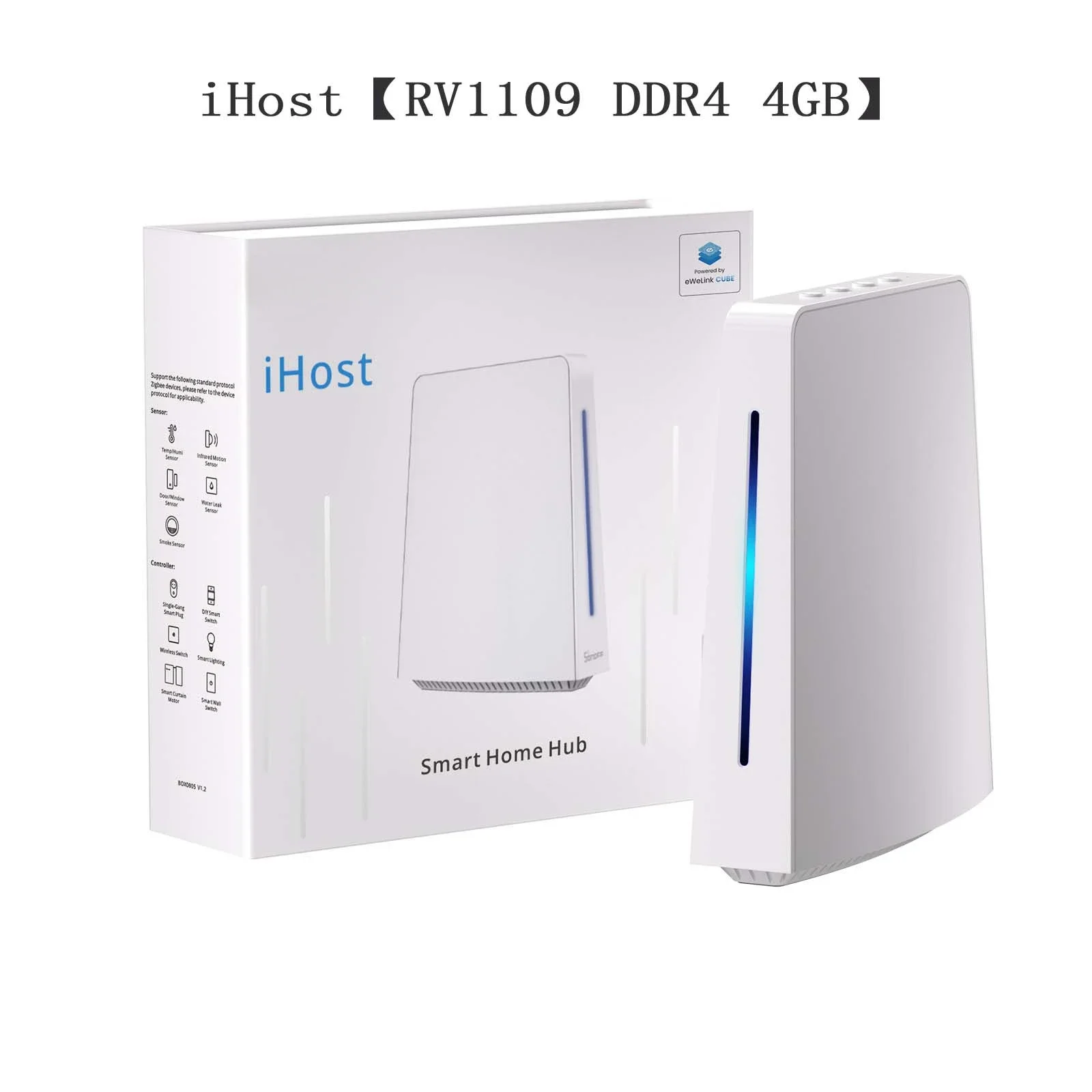 Ihost rv1126 ddr4 4GB Smart Home Local Hub Host ZigBee Gateway Smart Home Steuerungs system abs Material