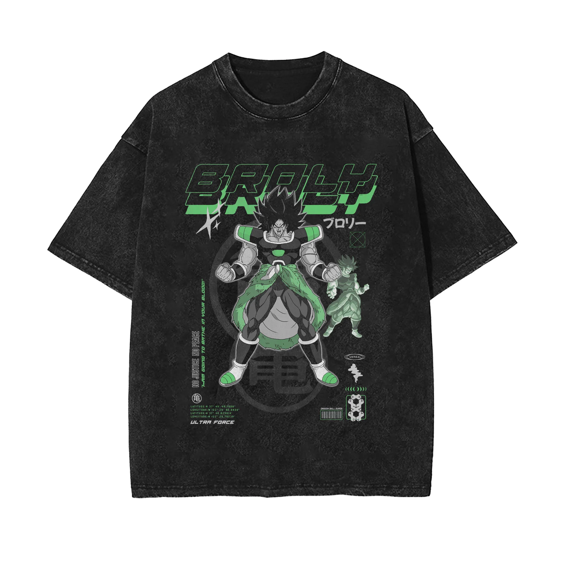 The Legend of Zelda 2026 Summer Unisex Washed Black Cotton T - Shirt Front Link Master Sword Triforce Graphic Anime Streetwear view 3