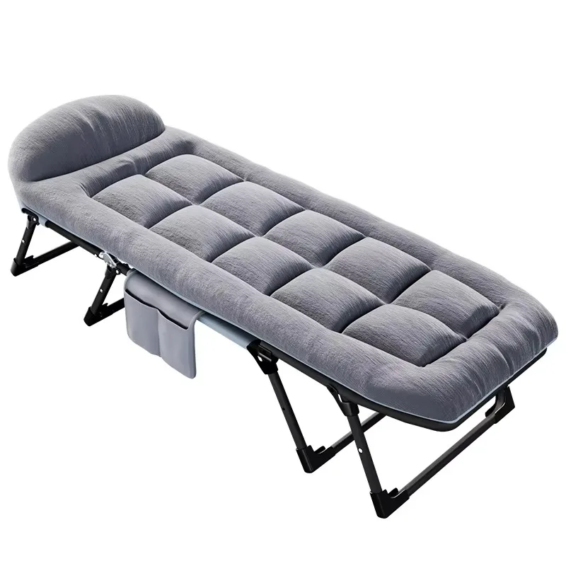 170*55CM Folding Bed Easy Carrying Camping Cot Adjustable Portable Outdoor Sleeping Camping Bed