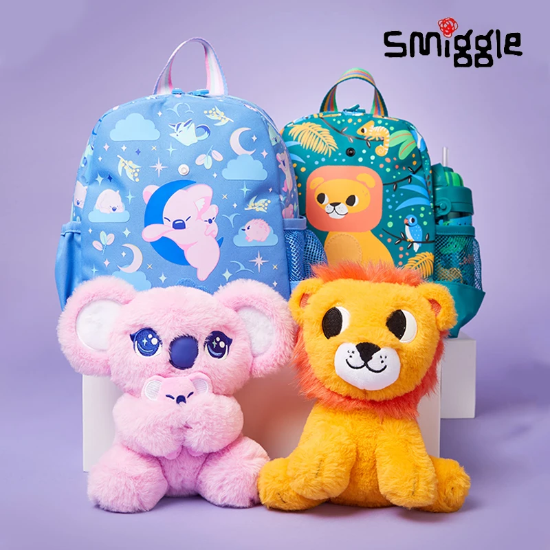 Genuine Australia Smiggle Schoolbag Koala Cute Cartoon Toy  Big Dreams Backpack With Detachable Animal Doll Student Gifts