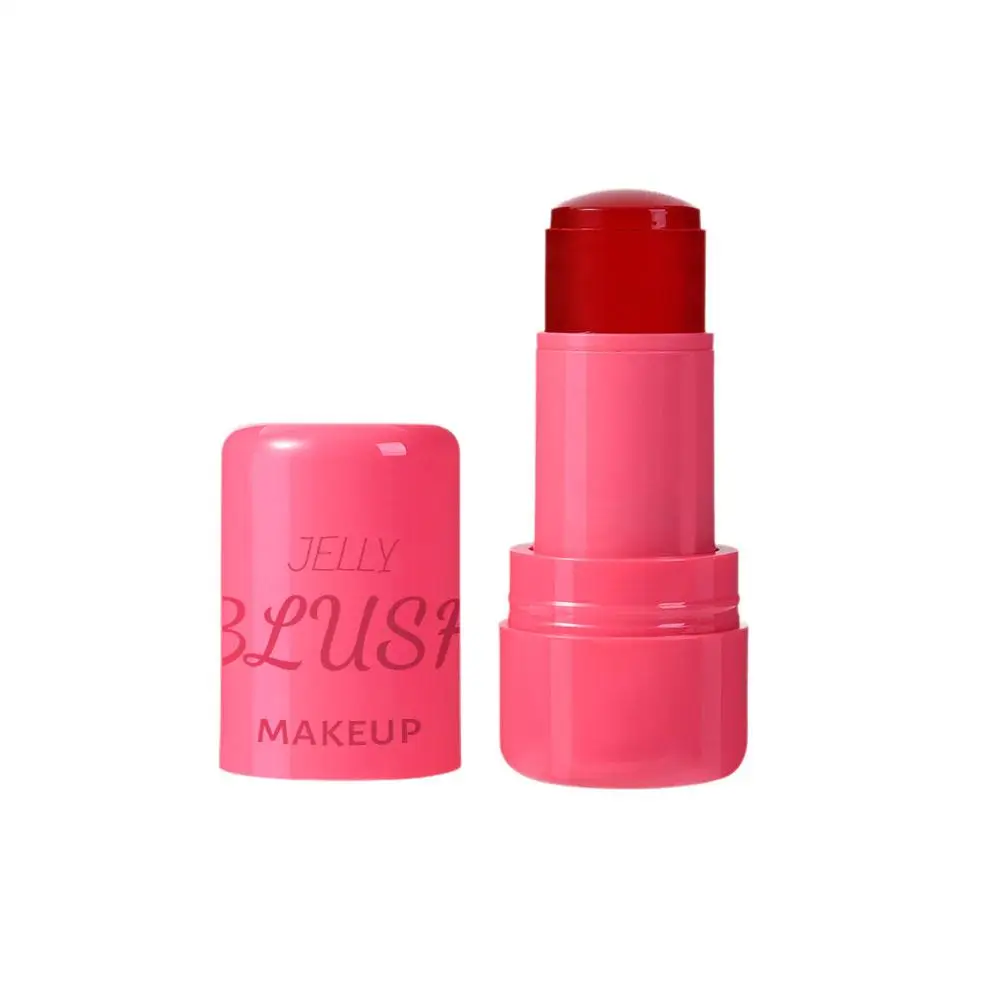 Long-Lasting Water Jelly Tint Stick, Bochecha Blush, Mancha de rosto, Lip e Lip Tint, hidratante, leite S3V3, 4 cores