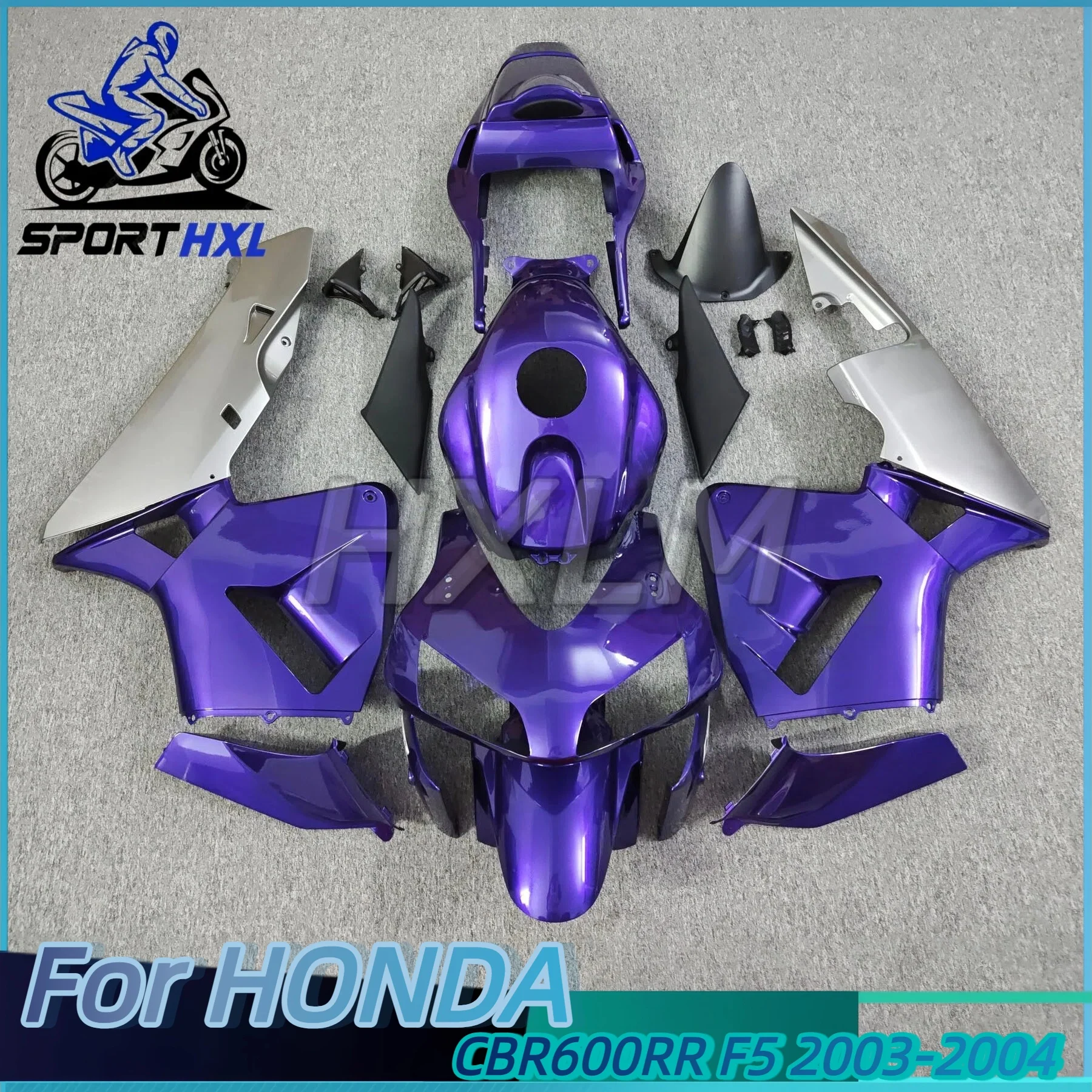 

Motorcycle Fairing Kit For Honda CBR600RR CBR600 RR CBR 600RR F5 2003 2004 Accessories Full Bodywork Cowl Sliver Purple