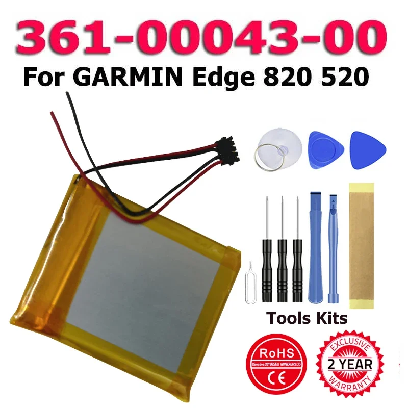 New Phone 361-00043-00 Battery For Garmin Edge Explore 820 520 500 200 205 GPS Edge 520 Plus Edge 820 In Stock