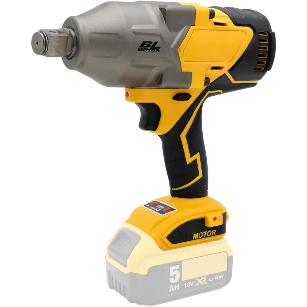 

1100 ft-lbs(1500Nm) maximum torque, 20V 3/4 inch cordless impact wrench-brushless, 4-speed adjustment, automatic start and stop