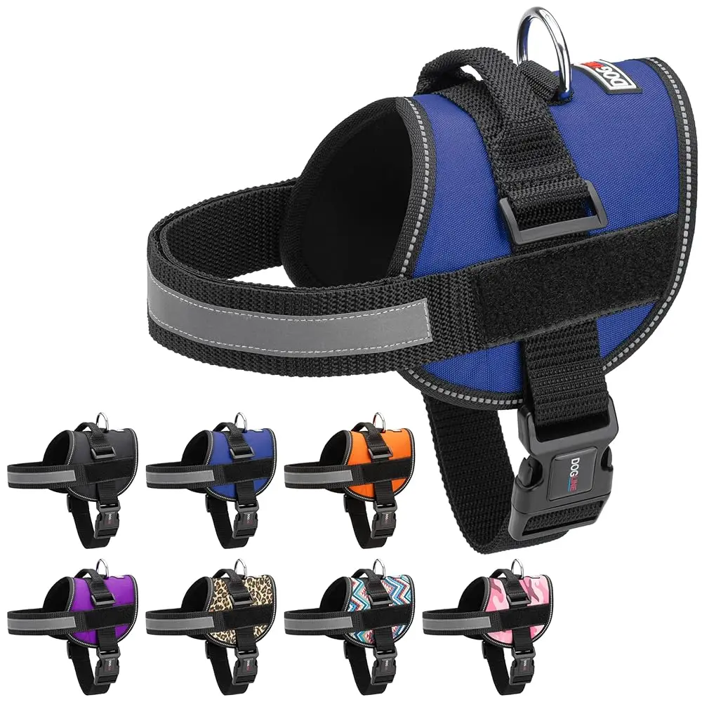 

Free Shipping - Dog Harness, Reflective No-Pull Adjustable Vest with Handle for Walking, Training, Breathable, No - Choke Harnes