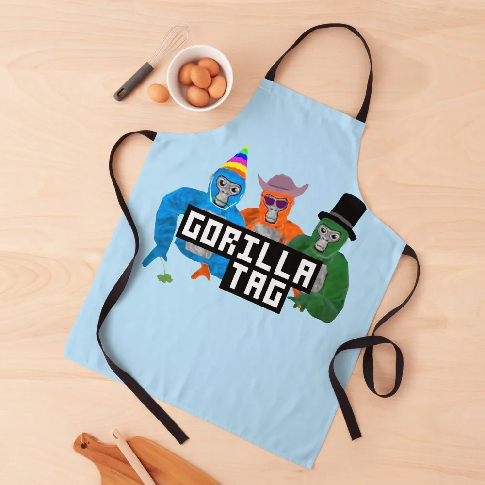 Gorilla Tag Party Hat Gorilla Tag Merch Men Women Shirt Boy Girl Young Shirt Hoodie Long Sleeve Sweatshirt Apron