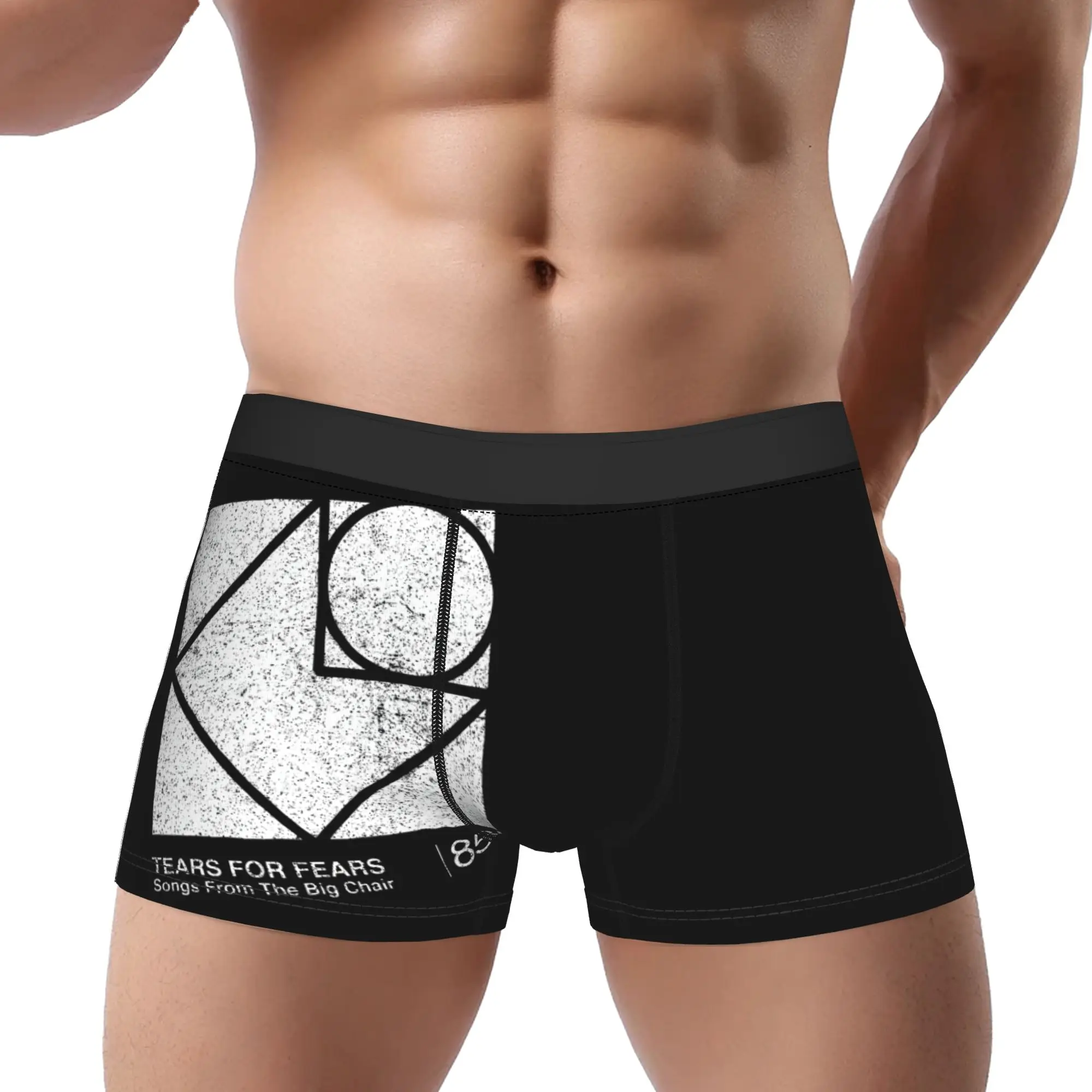 Songs From The Big Chair    Tears for Fears Underpants Breathbale Panties Male Underwear Print Shorts Boxer Briefs