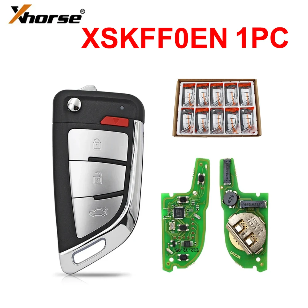 

1pcs/lot Xhorse Universal Smart Key VVDI XM38 XSKFF0EN DF Style Proximity 4 Buttons Car Remote Key for VVDI2/VVDI Tool