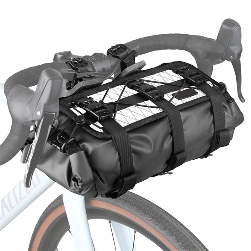 

Hot Sale Waterproof Bike Handlebar Bag Adjustable Capacity, Removable Dry Bag For MTB, Road & Gravel Biking, Front Cycling Pack