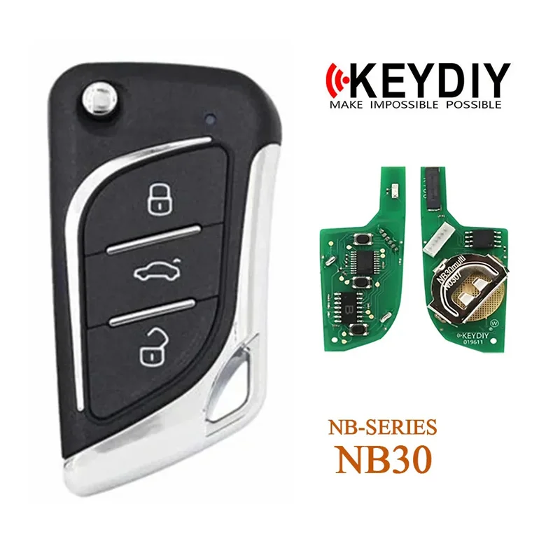 

Оригинальный программатор KEYDIY KD NB30 NB, многофункциональный пульт дистанционного управления с PCF, 3 кнопки, для KD900/KD MINI/KD MAX