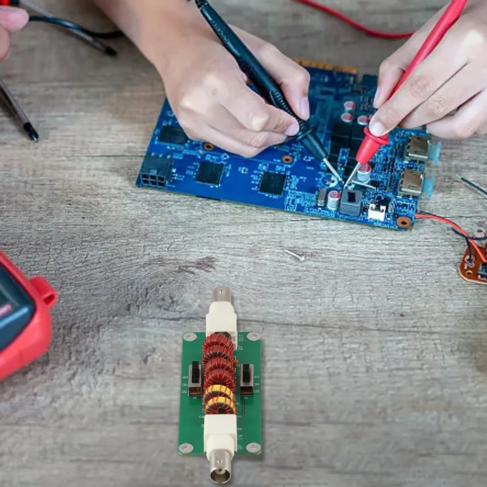 

Audio Equipment Low-Pass Filter (20m, 30m, 40m) CW SSB LPF, Frequency Range: 7MHz, 10MHz, 14MHz, Test And Measurement Tool