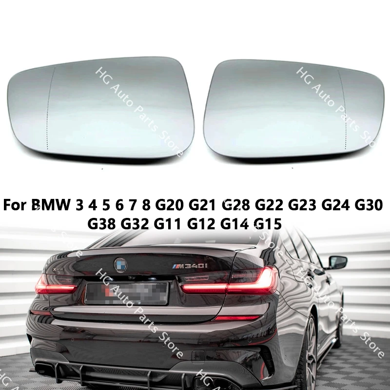 

For BMW 3 4 5 6 7 8 G20 G21 G28 G22 G23 G24 G30 G38 G32 G11 G12 G14 G15 Side Rearview Mirror Heating Glass Heated Mirror Lens