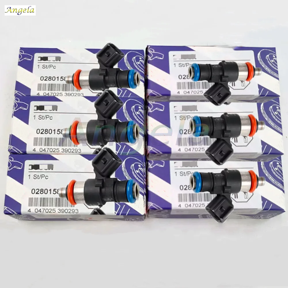 

6 Pieces OEM BOSC-H 0280158091 New Fuel Injector For For-d Mercur-y Mazd-a CX-9 Lincoln 3.5L 3.7L