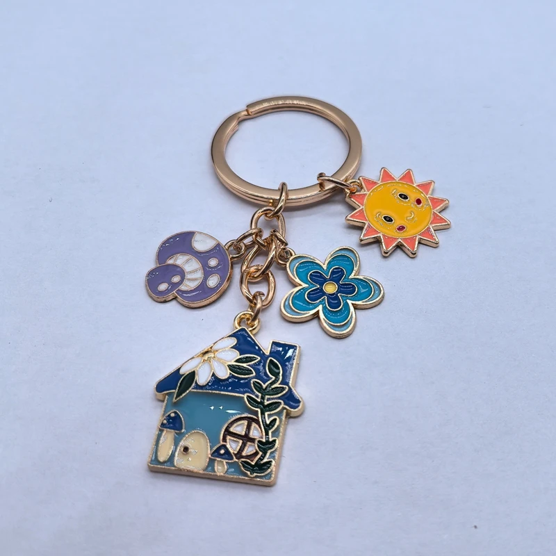 Креативный-эмалированный-брелок-с-грибным-домиком-и-цветком-модное-и-милое-украшение-для-рюкзака