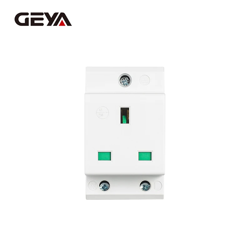 GEYA 16A 220V AC DIN-Schienen-modulare Steckdose – 35 mm, EU/FR/US/BK/IT, industrieller und privater Gebrauch, Netzteil-Adapter-Anschluss – Detail 9
