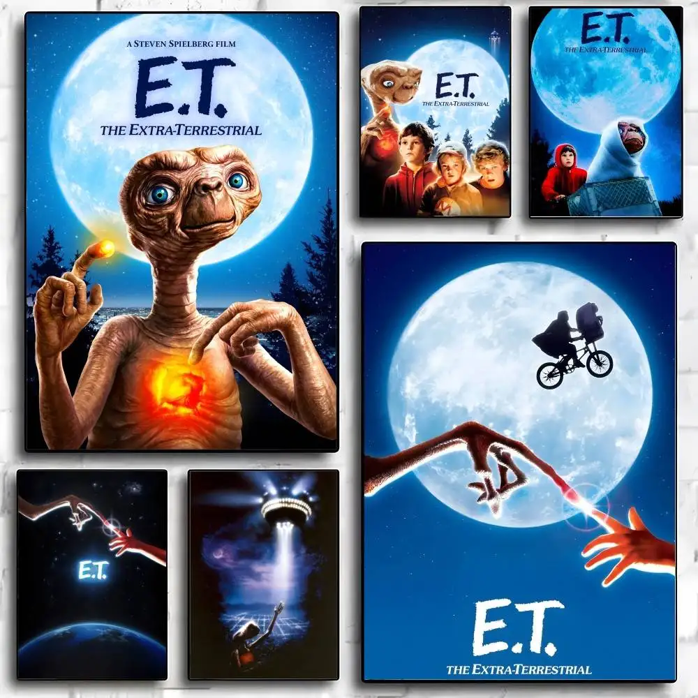 

Movie E-E.T.the Extra-Terrestrial Poster High-Quality Aesthetic Wall Painting Stickers For Dormitory And Living Room Decor