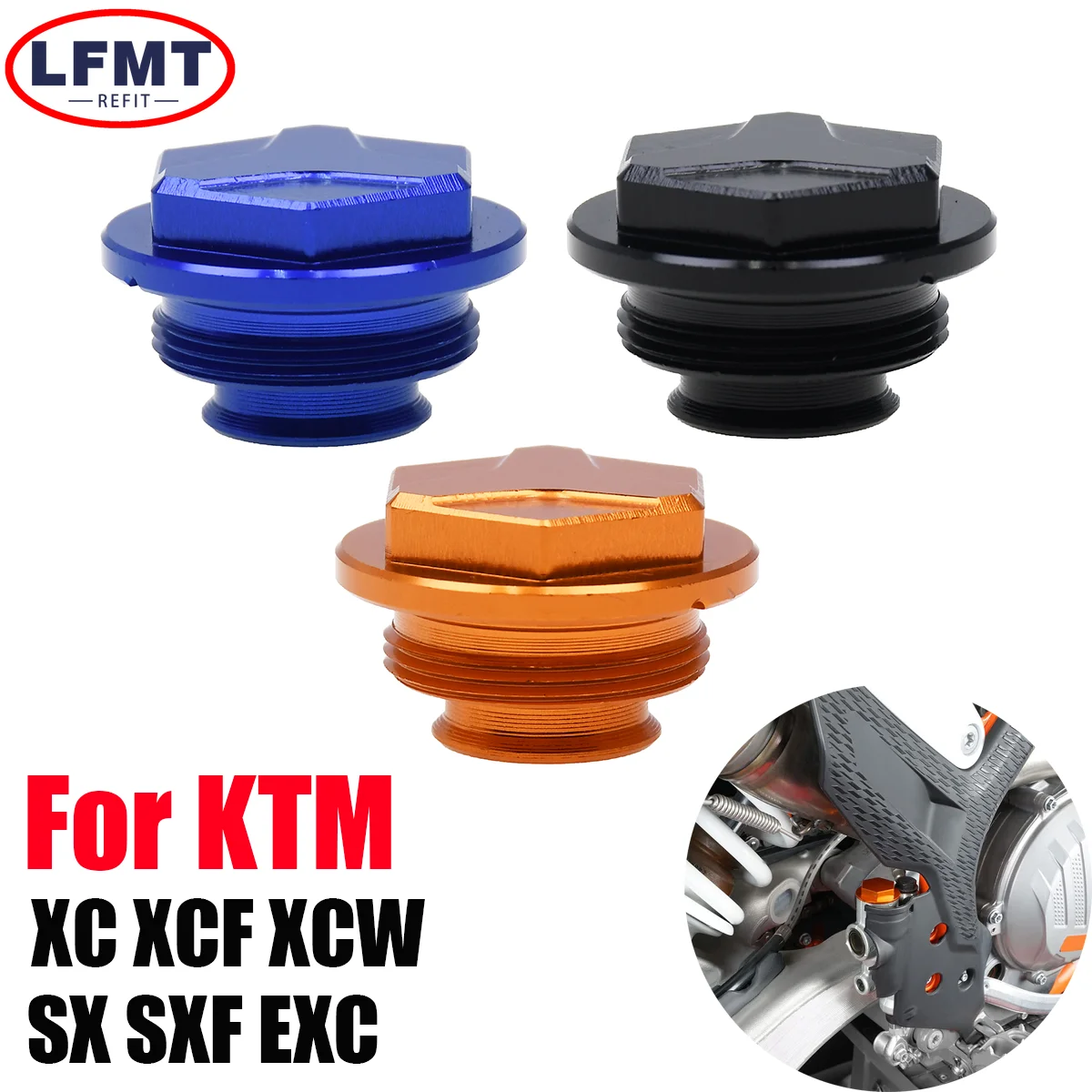 

Motorcycle Rear Brake Reservoir Cap For KTM XCW XCF-W EXC EXC-F SX SXF XC XCF Husqvarna TC FC TX FX TE FE GasGas EX MC EXF MCF