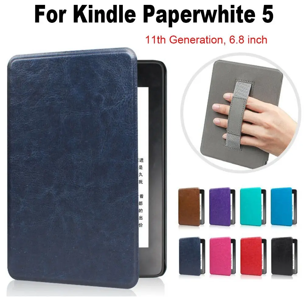 

Hand Support 6.8 inch Smart Case 11th Generation Funda E-Reader Folio Cover Auto Sleep/Wake Ultra Slim for Kindle Paperwhite 5