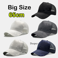 Summer Quick Drying Deeper Baseball Caps for men  Camouflage Big Size Mesh Breathable Dad Hat  Plus Size 65cm  Snapback Caps