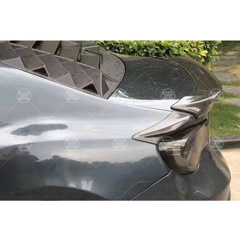 

For Toyota GT86 Subaru BRZ Carbon Fiber Rear Trunk Lid Spoiler Side Tail Wing Lip Splitter Canards Auto Parts Body Kits