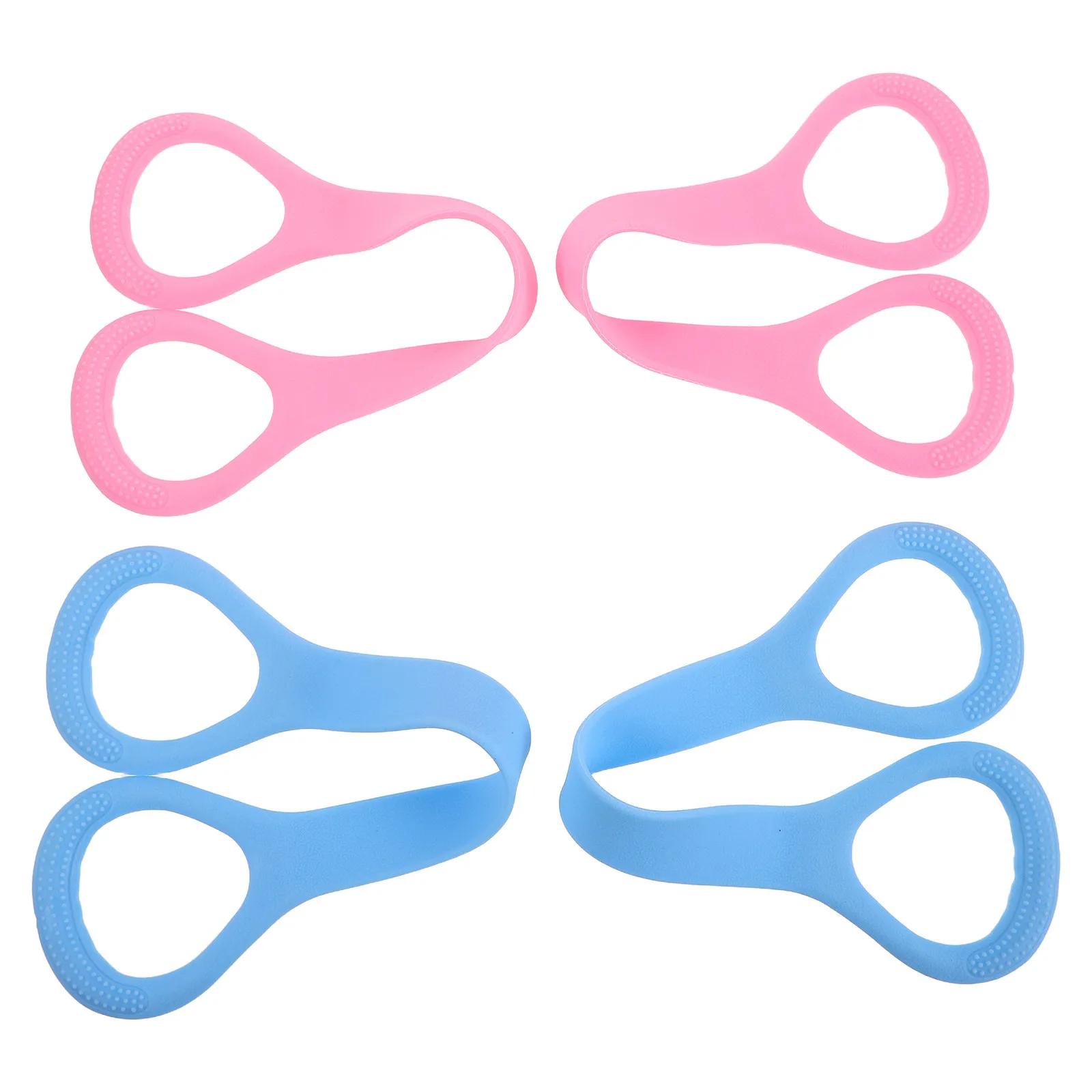 4Pcs Yoga Resistance Bands for Women Ergonomic Heavy Duty Latex Back Shaping Shoulder Strengthening Elastic Resistance