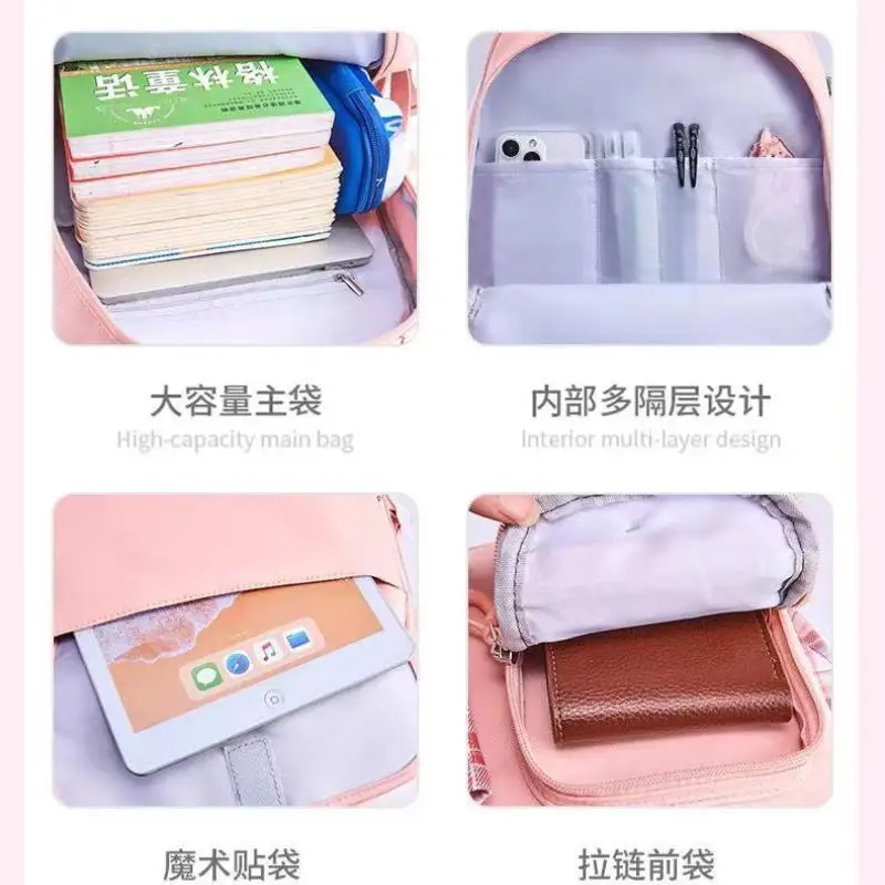 Sanrio Cinnamoroll & Kuromi Mochila Escolar - usage example