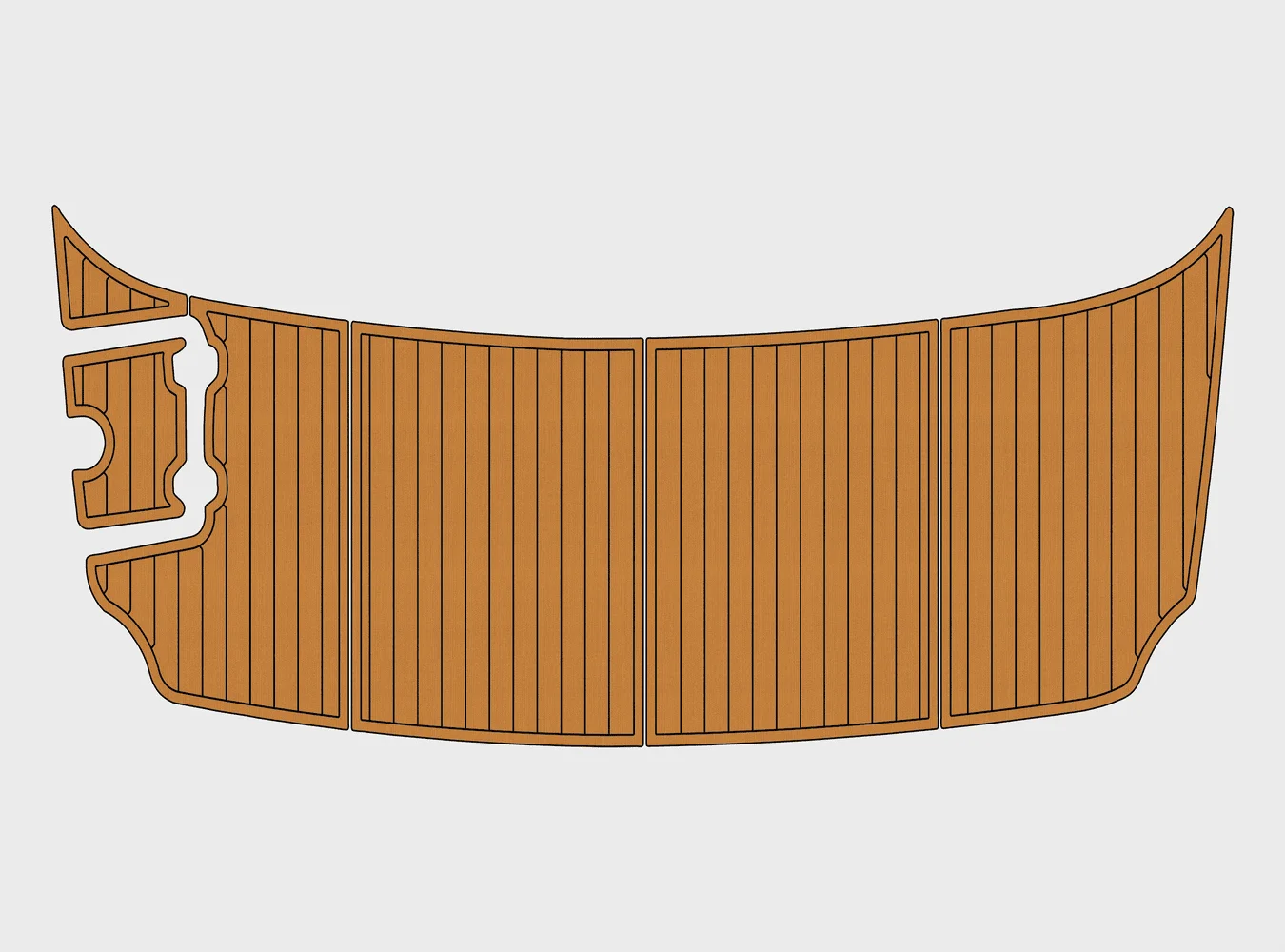 

2007-2009 Regal 4060 Commodore SP 1/4" 6mm EVA foam Non-Slip PVC Teak Decking marine Mat seadek aqua carpet Marine Floor