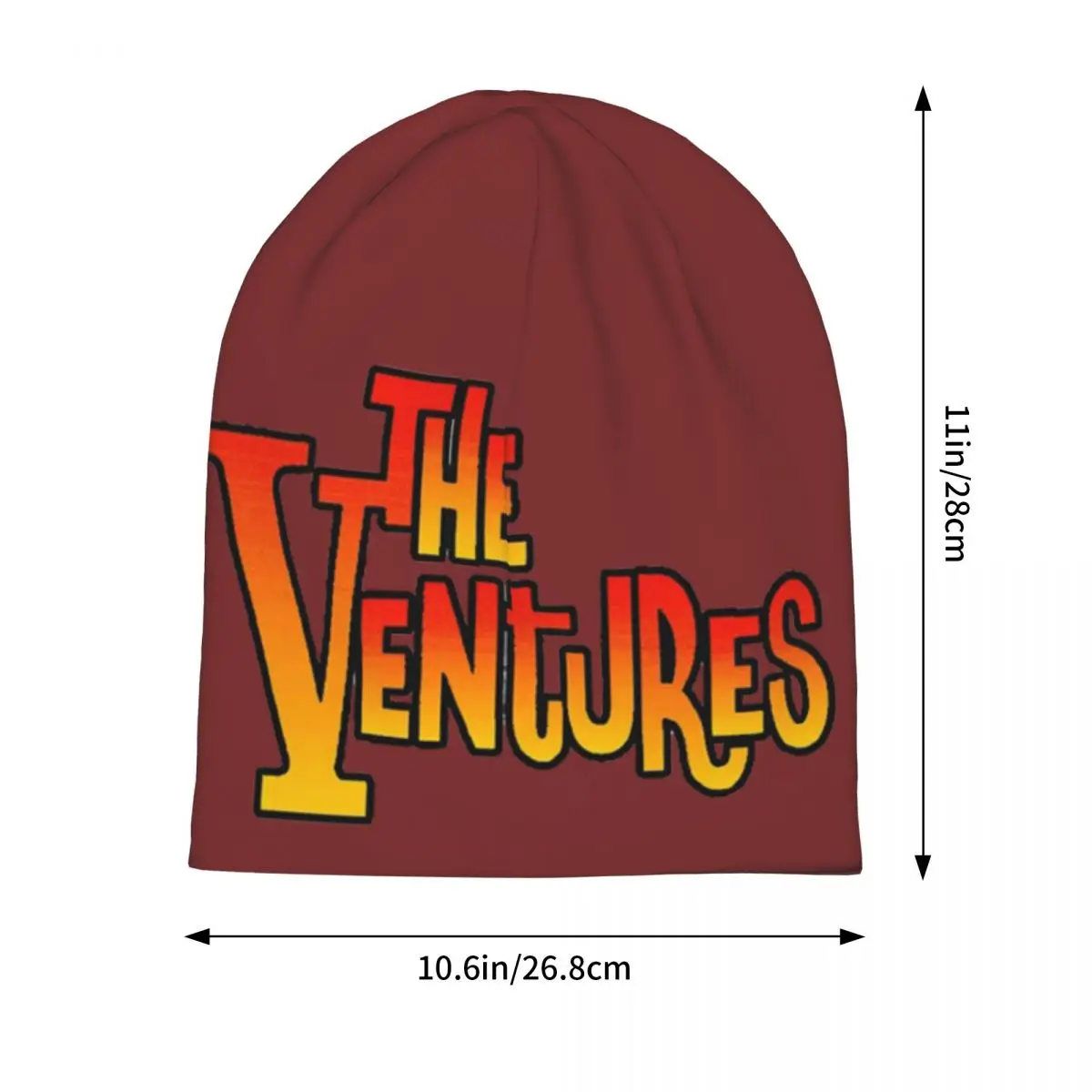 The Ventures Art 01 Warm Knitted Cap Fashion Bonnet Hat Autumn Winter Outdoor Beanies Hats for Unisex Adult