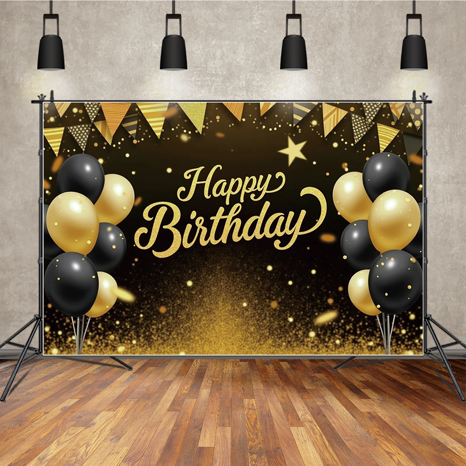 

MOON.QG Birthday Decoration Photo Background Balloon Flower Glitter Photography Backdrop Kids Photobooth Photo Studio Props Wall
