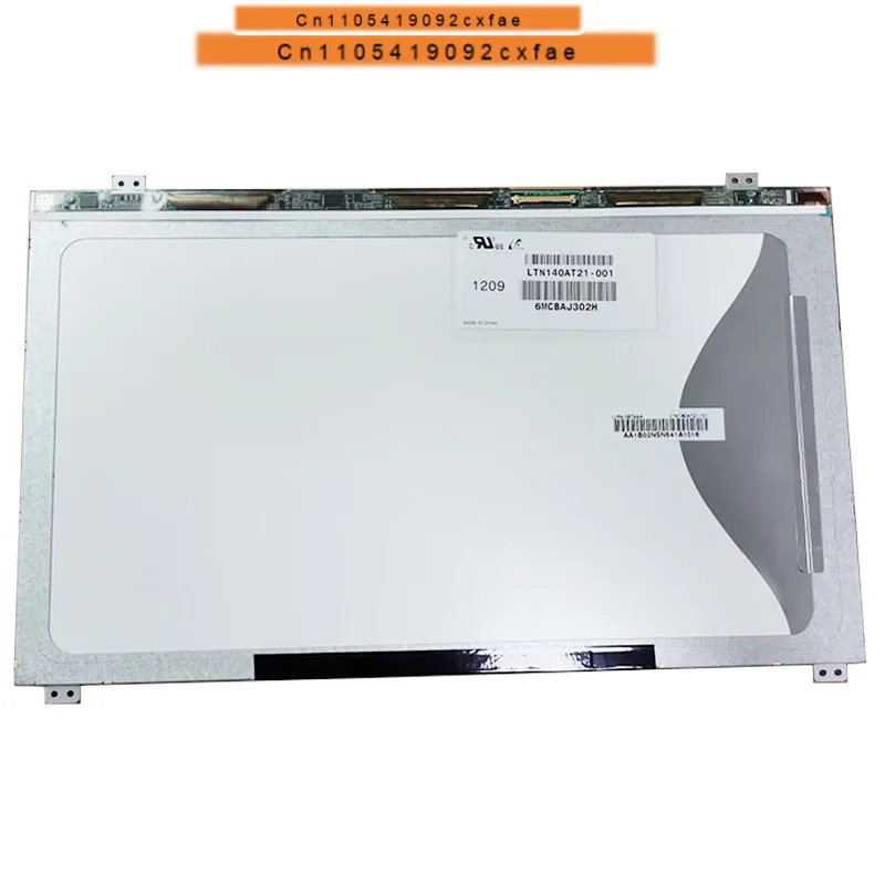 Tela lcd para laptop chj, para samsung rf411 LTN140AT21-C01, display de substituição, matriz de 14.0 polegadas