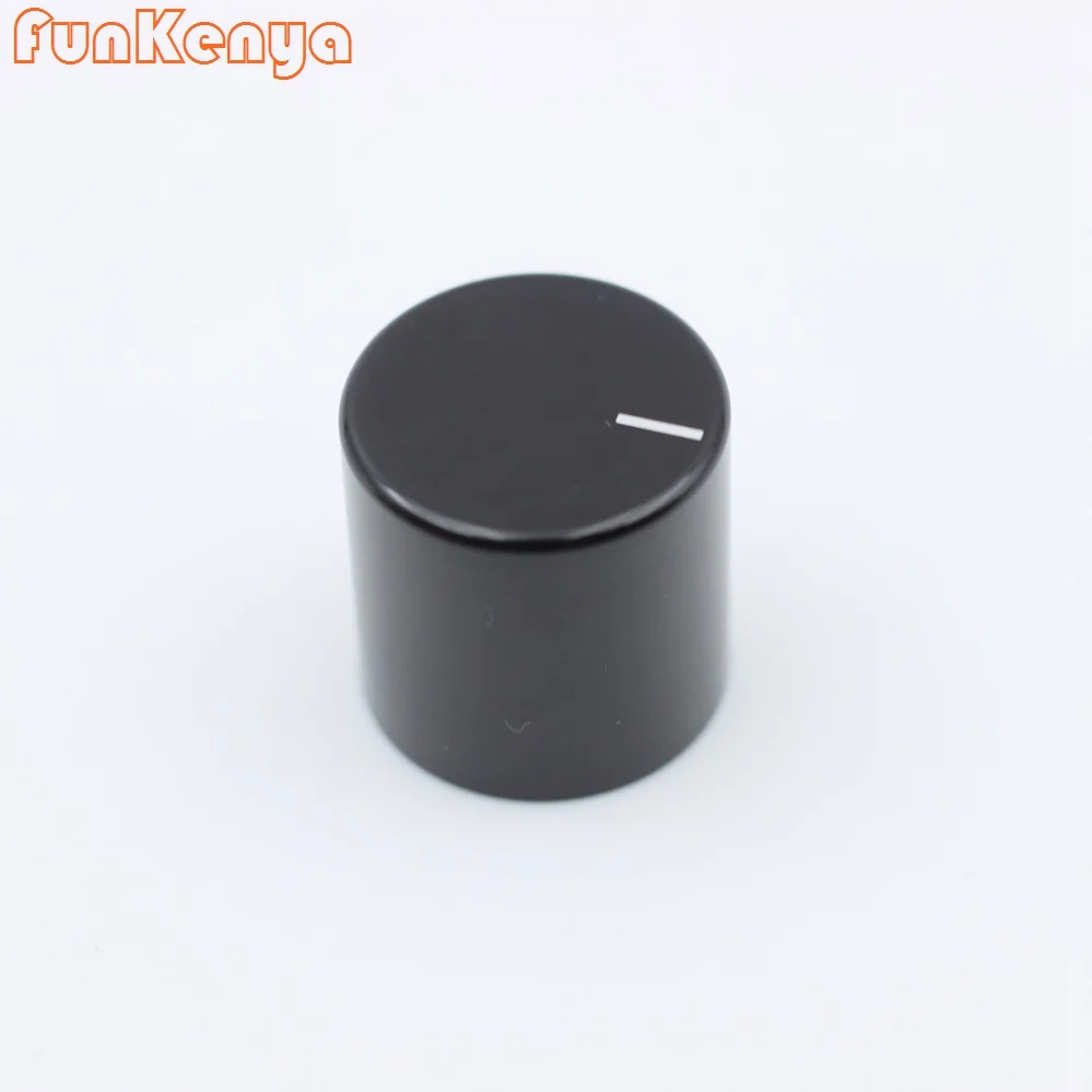 1 Piece Anodized Aluminum Knob 25x25mm DIY Power Amplifier Potentiometer Handle 25mm