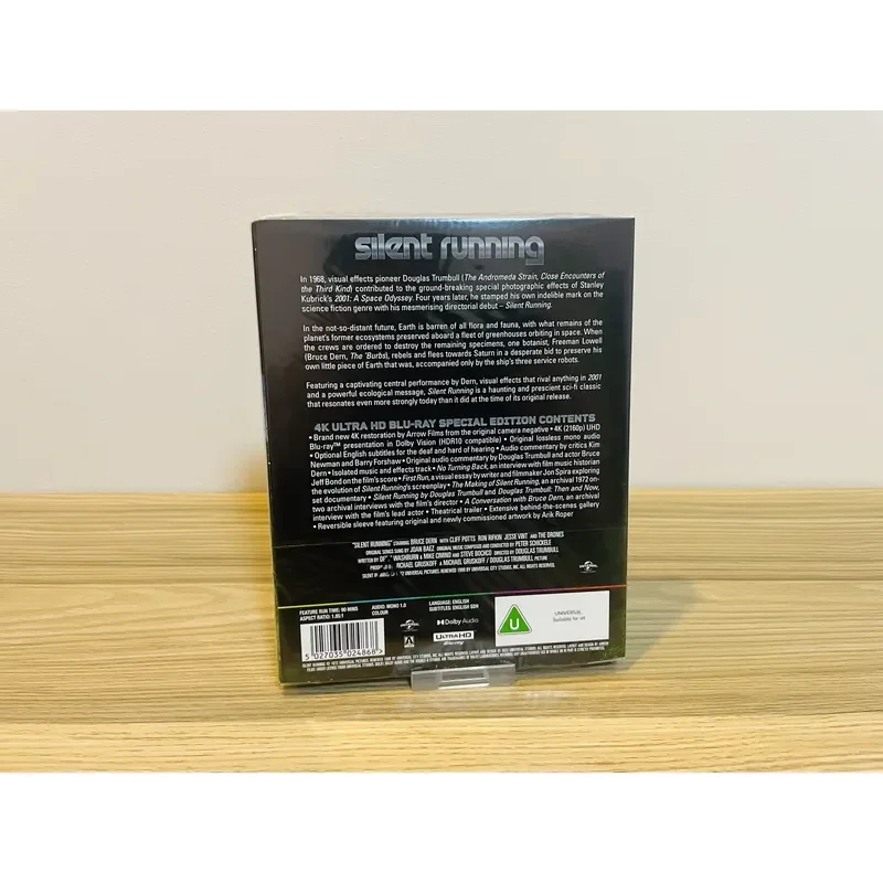 British Version Arrow 4K Blu Ray Universe Quiet Edition High Definition Movie Disc