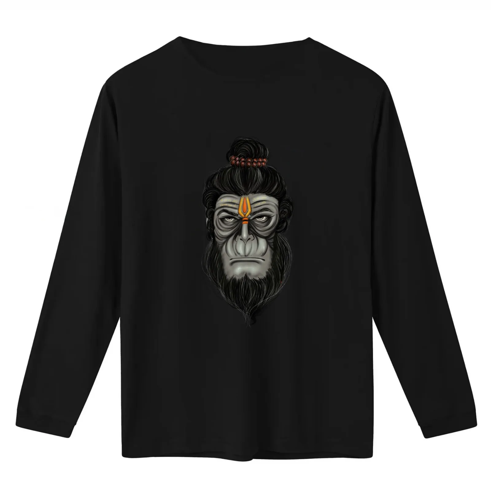 Hanuman T-Shirt Summer Casual Cotton Tee Oversized Streetwear Tops Vintage Graphic Print Loose Fit Short Sleeve 100% Cotton