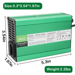 73V 3A Charger 64V LiFePO4 Battery Smart Charger Used for 20S 64V LiFePO4 Battery pack The high Quality