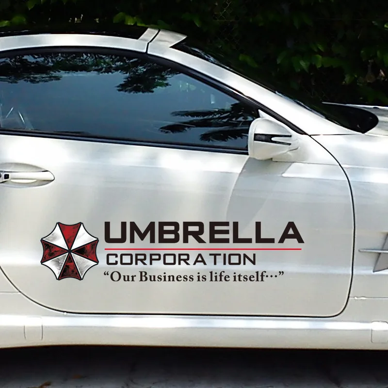 Car Colored Umbrella Corporation Styling Sticker Car Body Sticker Cool Decoration Decal 68*15cm