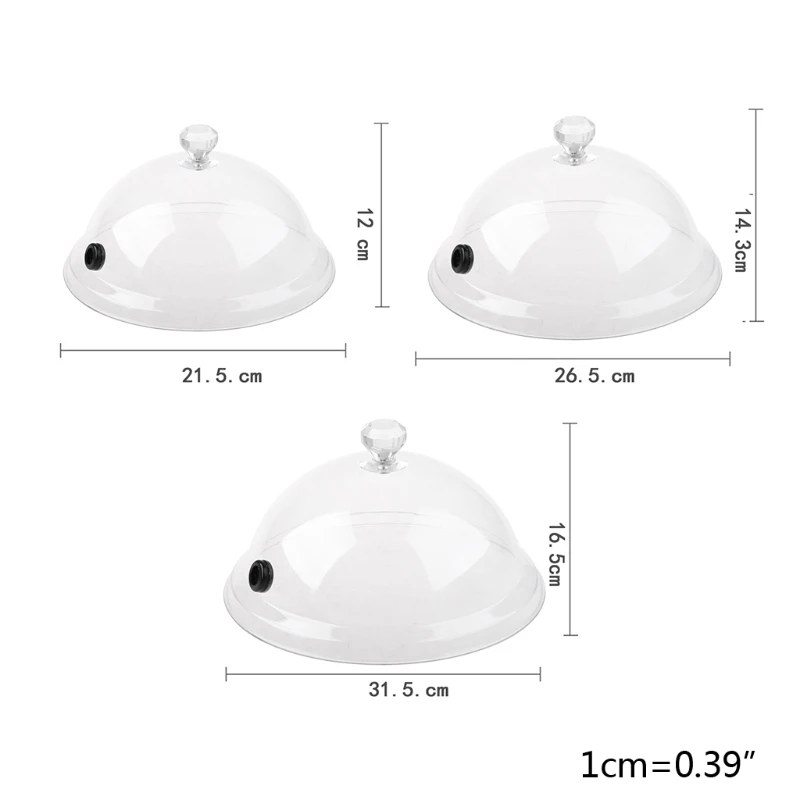 Smoking Cloche Dome Covers for Plates Bowls and Glasses Smoker Guns Smoking Infuser Smoke Guns for Special Accessories Drop ship