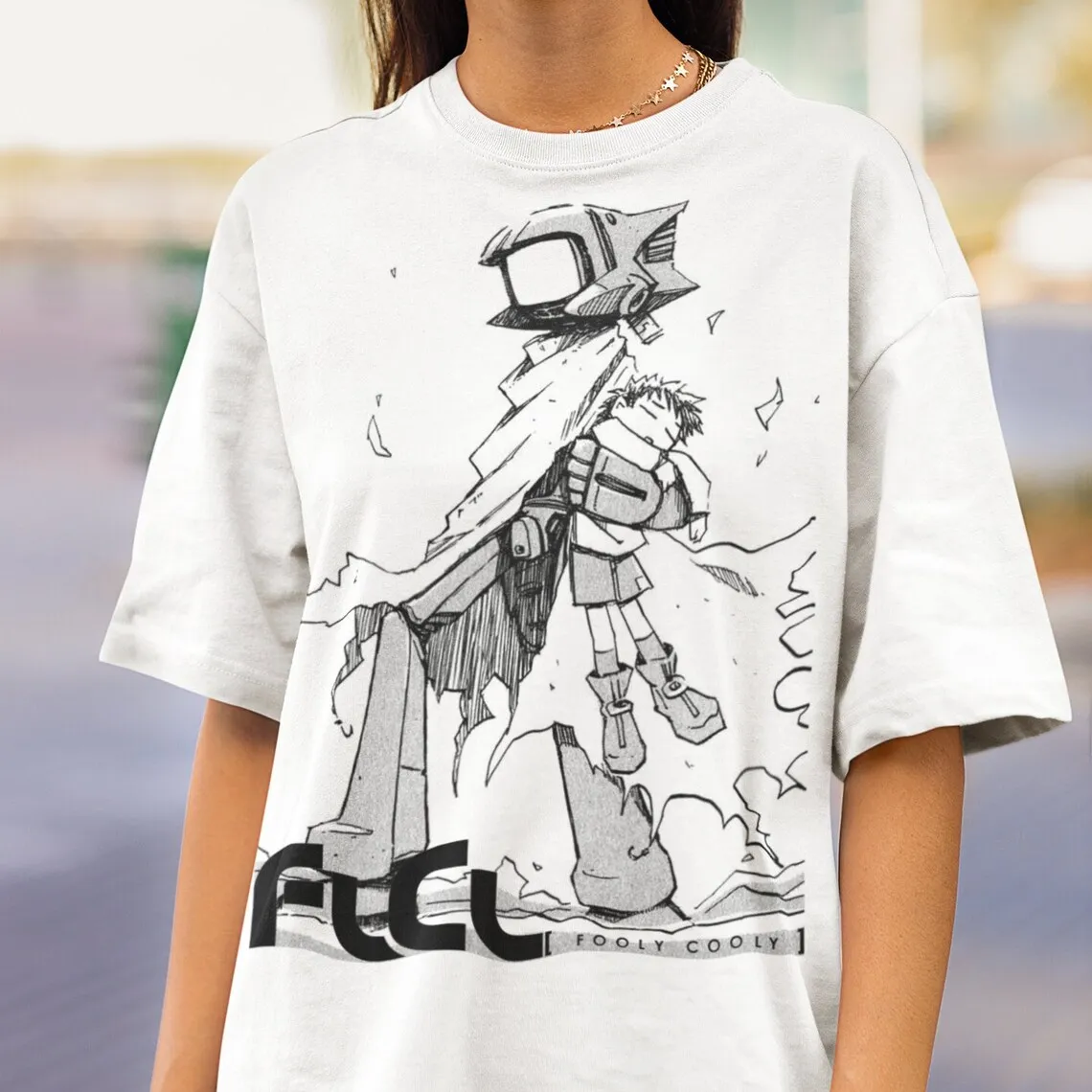 Unisex FLCL Anime Shirt  Classic Canti Shirt  Never Knows Best  Fooly Cooly Shirt  90s Anime Shirt  Vintage Manga  Retro FLCL Ma