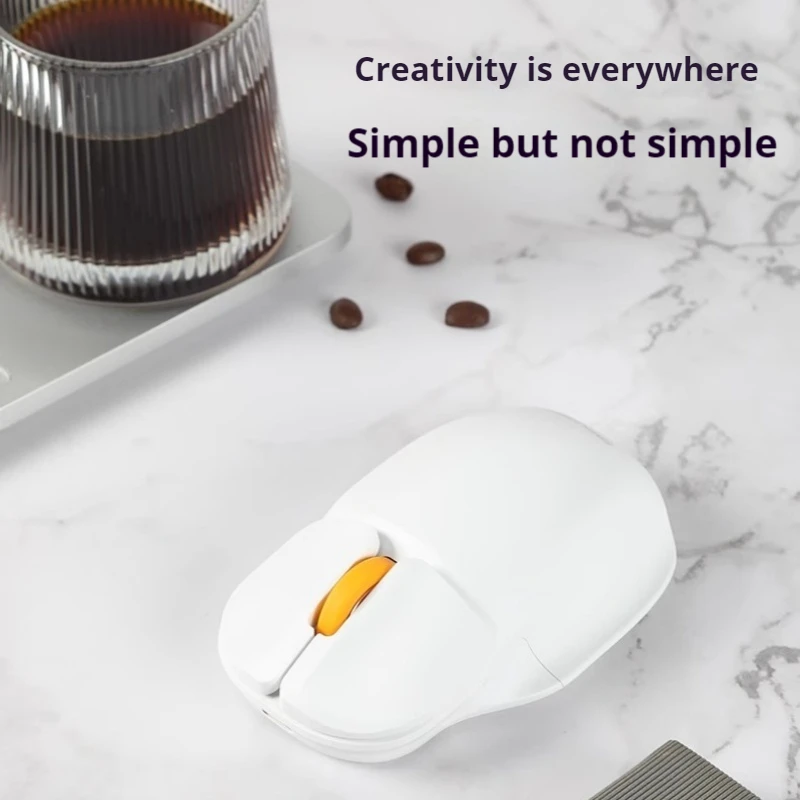 Wireless Mouse Firefly Shaped And Comfortable To The Touch Suitable For Entertainment And Office Use By Electronic Game Players