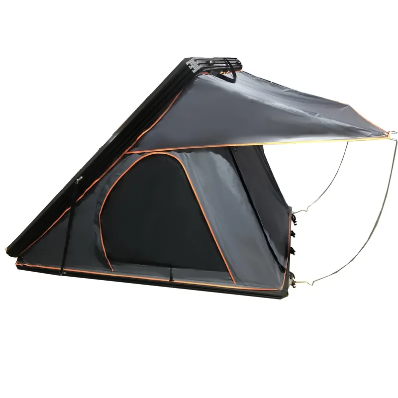Color Customized Outdoor Camping Clam Hard Shell Roof Top Tent for 280G Canvas - view 4