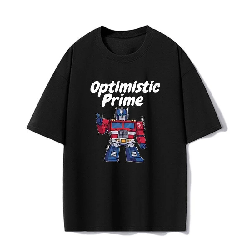 2026 Cartoon Printed Transformers Optimus Prime Comfortable summer children's clothing T-shirt with good breathability