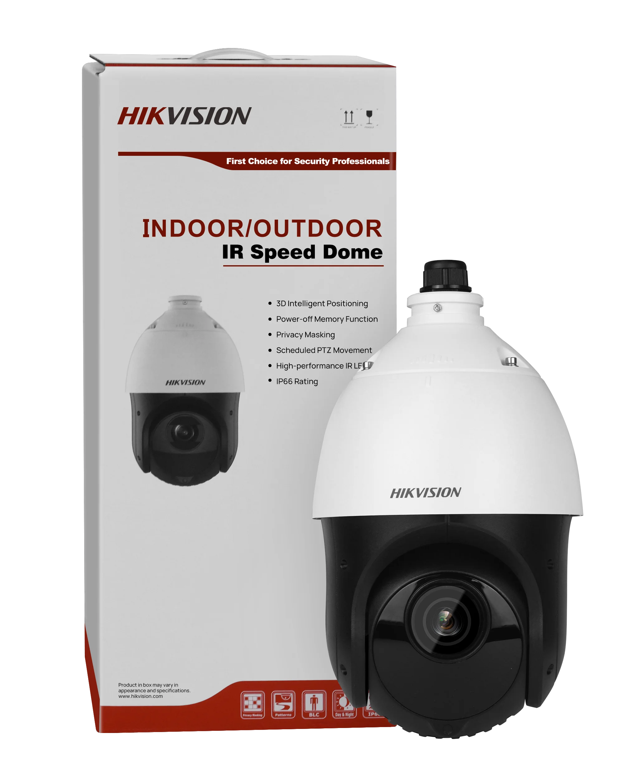 Imagem -03 - Hikvision 4mp Ptz Câmera ip Ds2de4425iw-de t5 Polegadas 25x Zoom Óptico Darkfighter ir Network Velocidade Dome 100m ir Face Capture