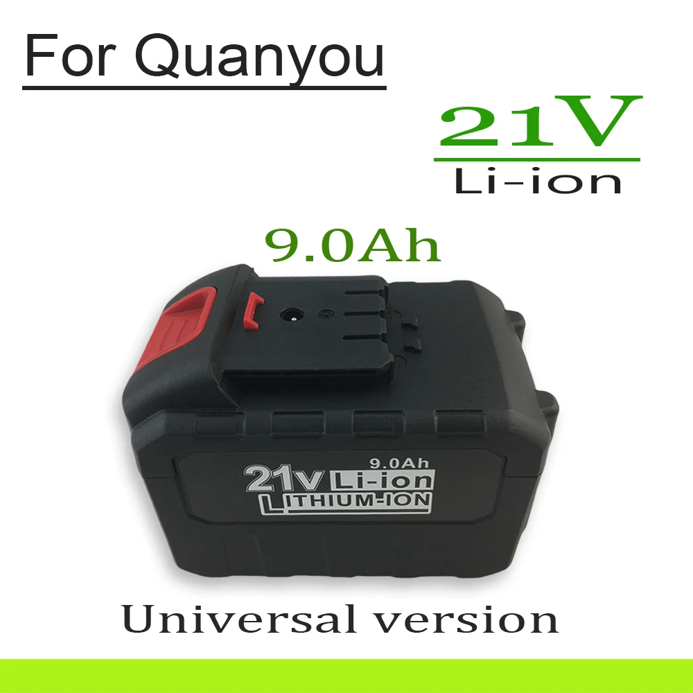 

For Quanyou 21V 9.0Ah Li-ion Battery Chainsaw Angle Grinder, Electric Wrench Tool, Specialized Air Cannon Machine Battery