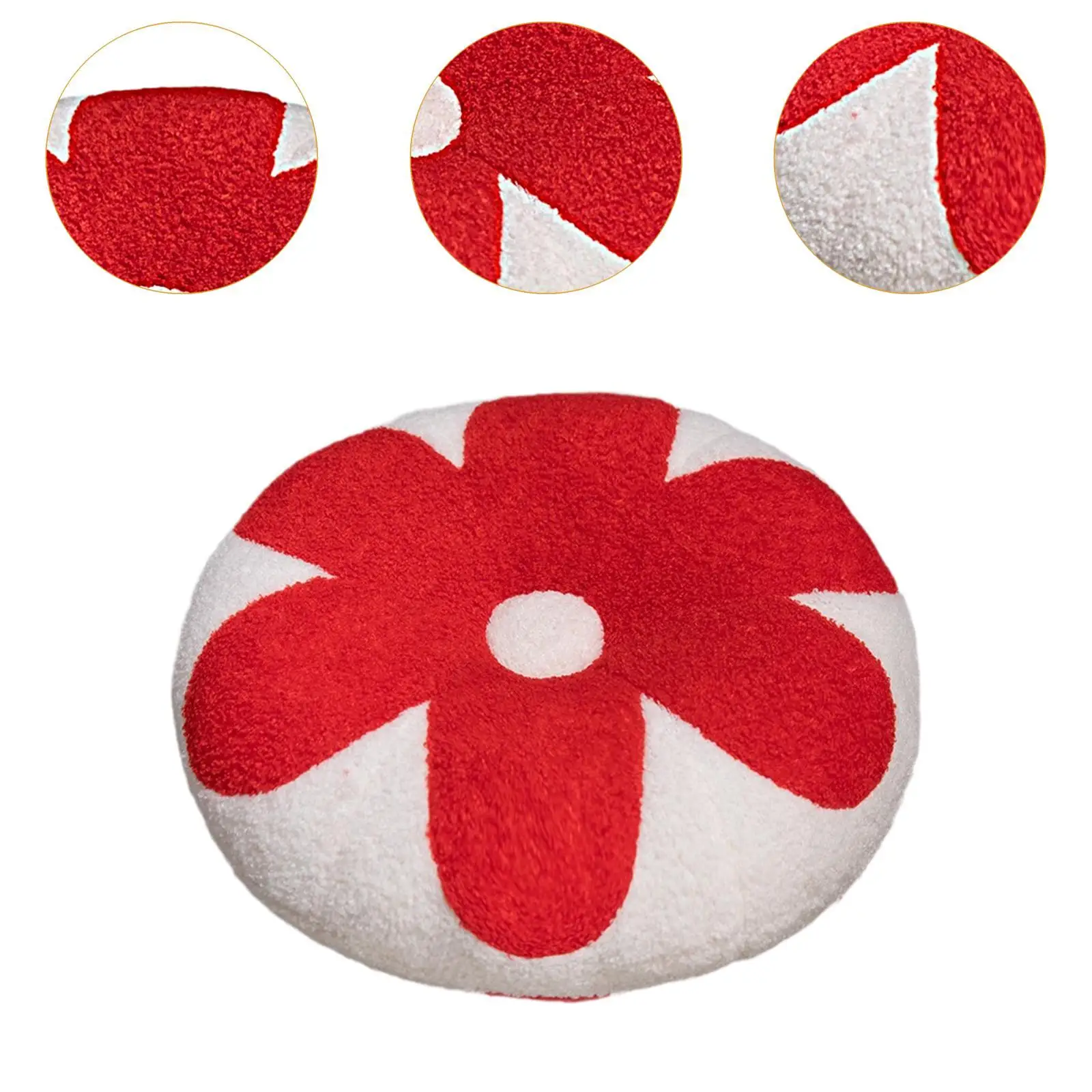 Almofada de meditação 17,7 polegadas assento de enchimento de algodão PP de pelúcia curto