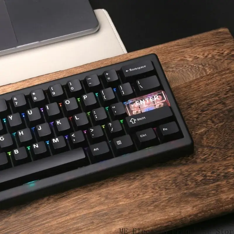 T5EA QK61 V2 لوحة مفاتيح ألعاب لاسلكية 60 ٪ مع إضاءة الألوان والمتانة 3000mAh بطارية لوحة مفاتيح MINI